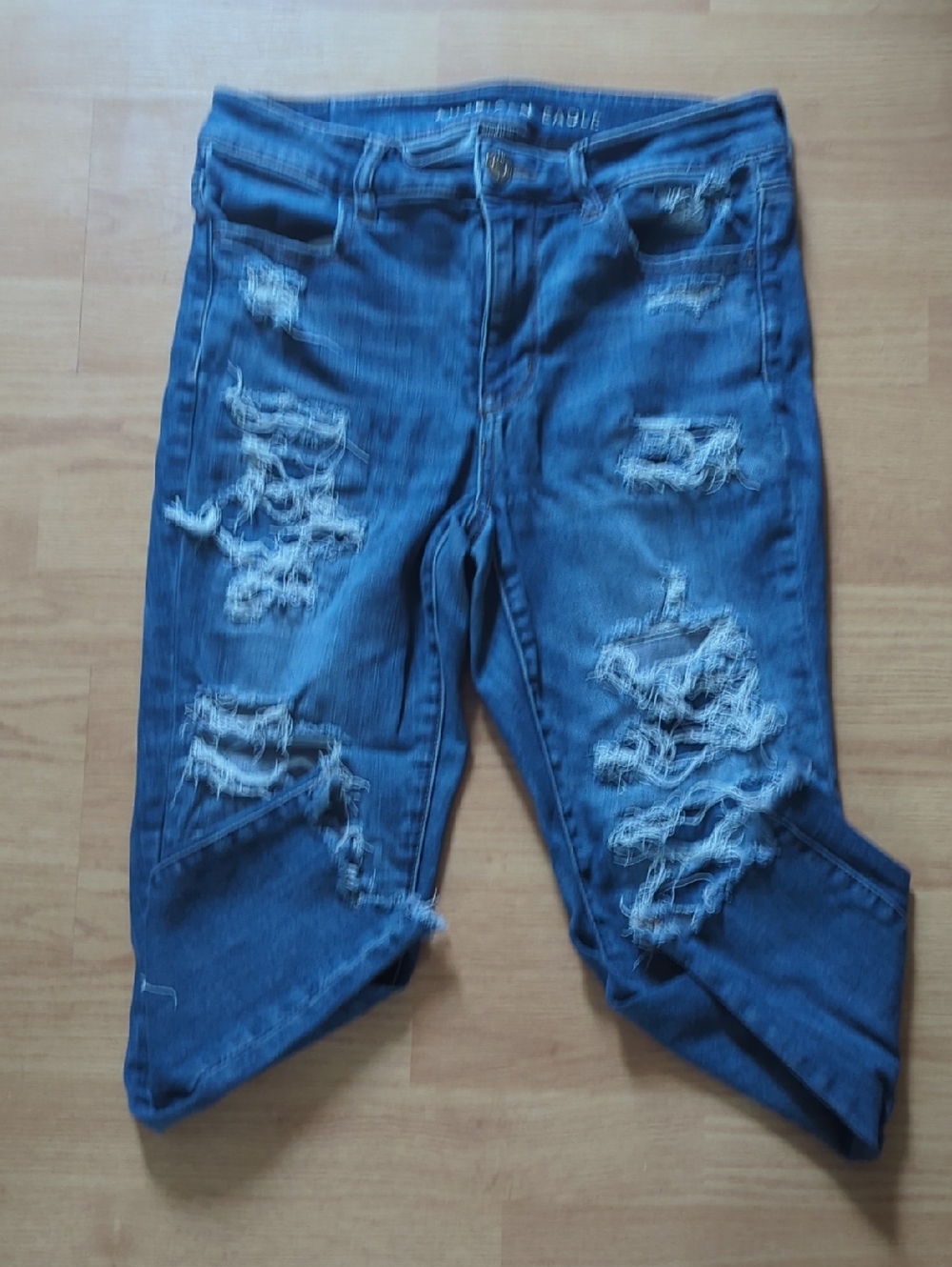 Distressed Blue Women’s Jeans American Eagle